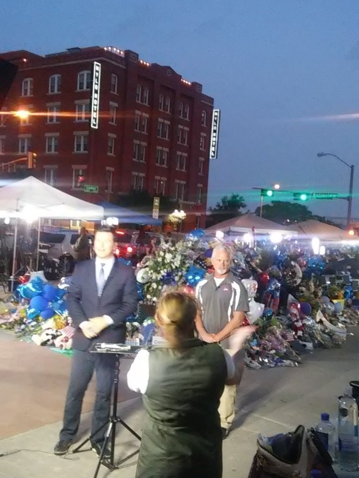 With Dave Swavey of Guns and Hoses as we honor the fallen with <a href="/wfaachannel8/">WFAA - Legacy</a>. #iamup