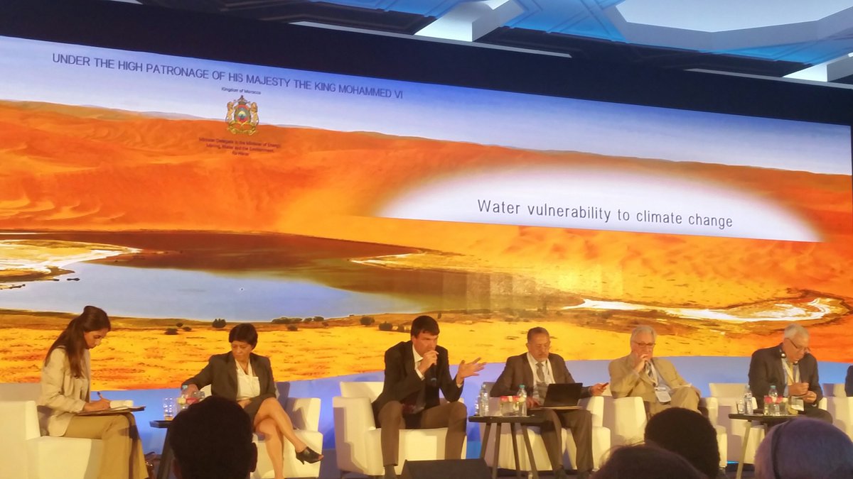 120 out of 160 countries put #water &amp; #drought as priorities for dealing with climate change #ClimateisWater #COP22