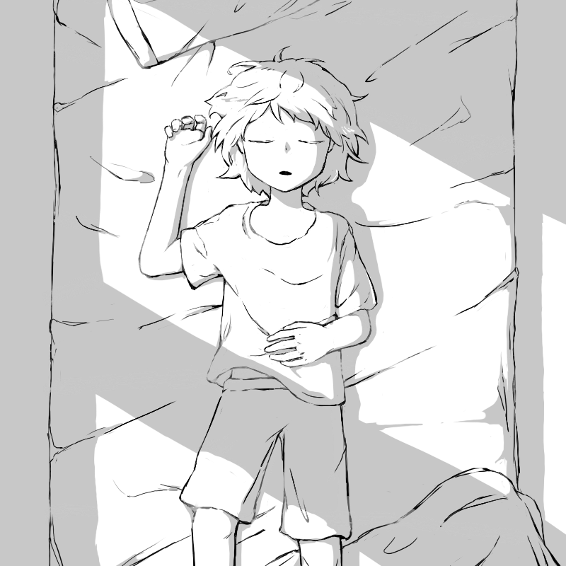 アボガド6 A Twitteren 晴れ晴れとした空の元 ベッドに磔になっていた