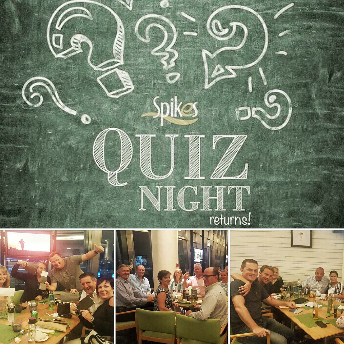 Quiz Night is back! Kick off your weekend to a mind-boggling, fun evening with us! To book, please call 047011127