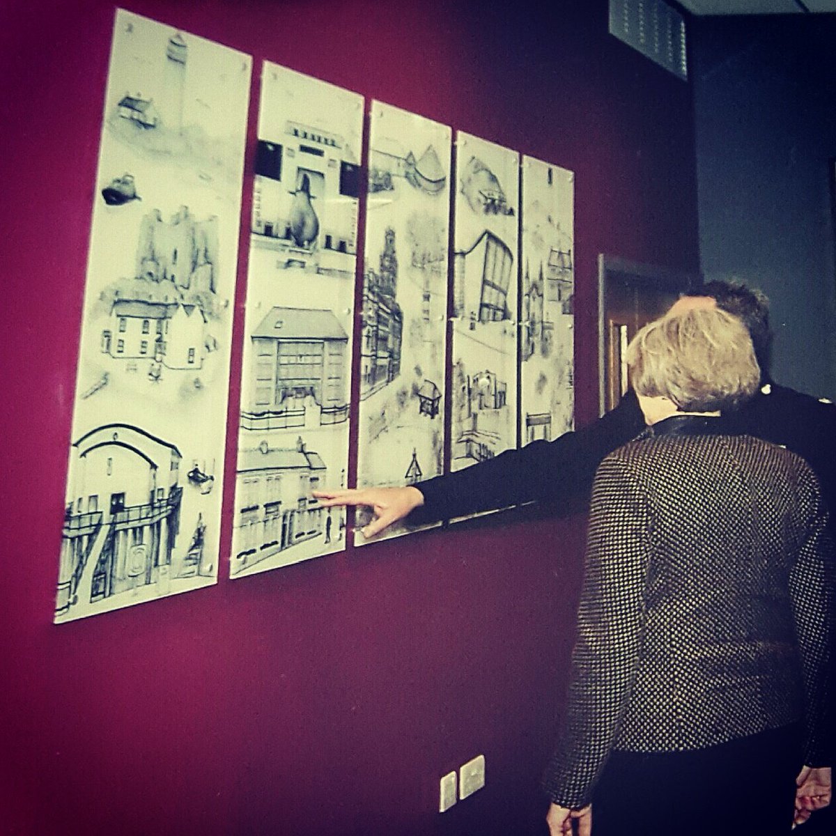 Posted this morning on FB It's turned into interesting timing #TheresaMay by my work in new #barrowpolice station