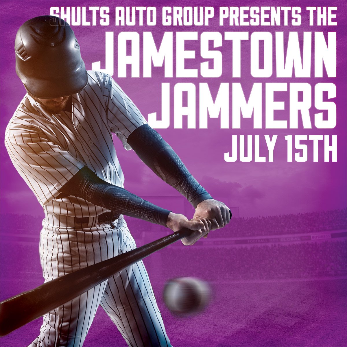 ShultsNissanSub's tweet photo. Come join us in cheering for the home team Friday night. Go Jammers! @JtownJammers #baseball #CheerForTheHomeTeam https://t.co/jxFWDDM18n