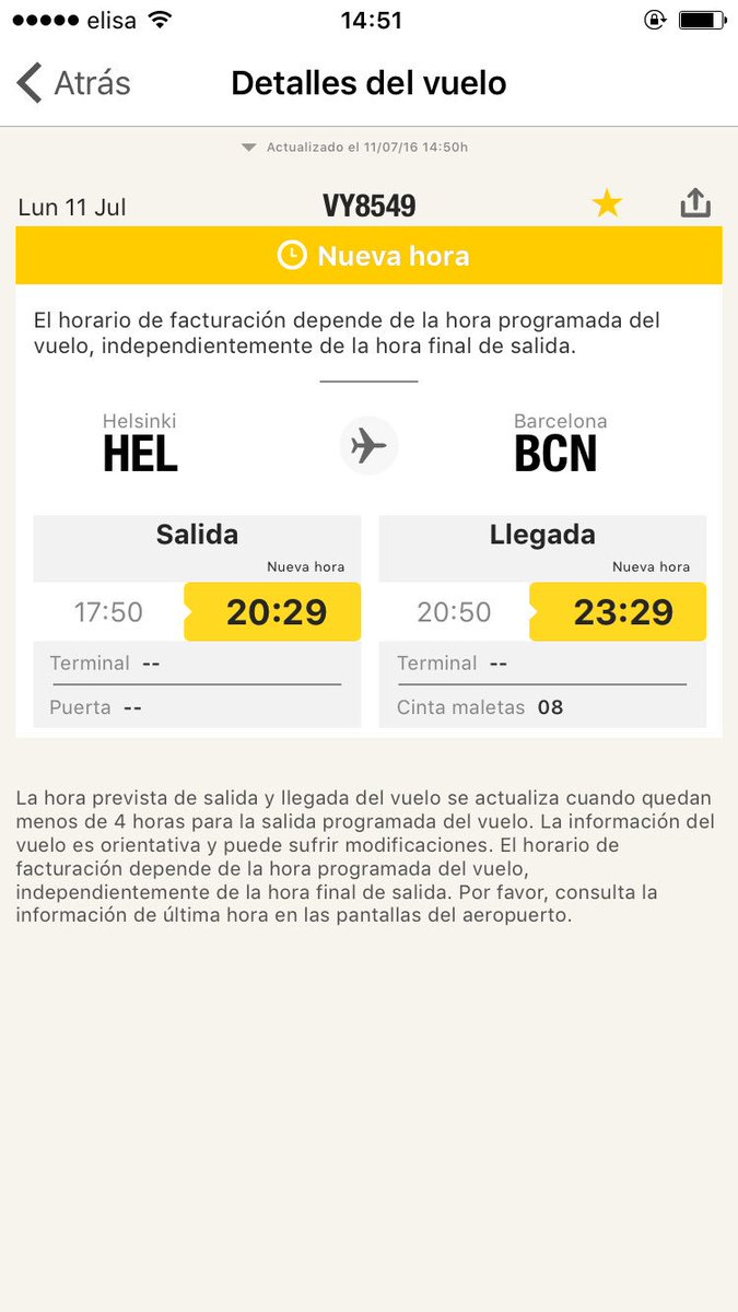 fastorgal's tweet photo. Como era esperable, @vueling no respeta a sus clientes. Peor imposible! #vuelingretrasos #vueling #VuelingDelayed https://t.co/7WFvSgZ0wC