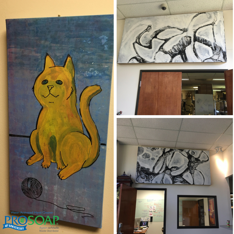 ProSoap's tweet photo. Some of our inspirations at the #warehouse including Art by Chuck! https://t.co/uk2X6p9Gk9