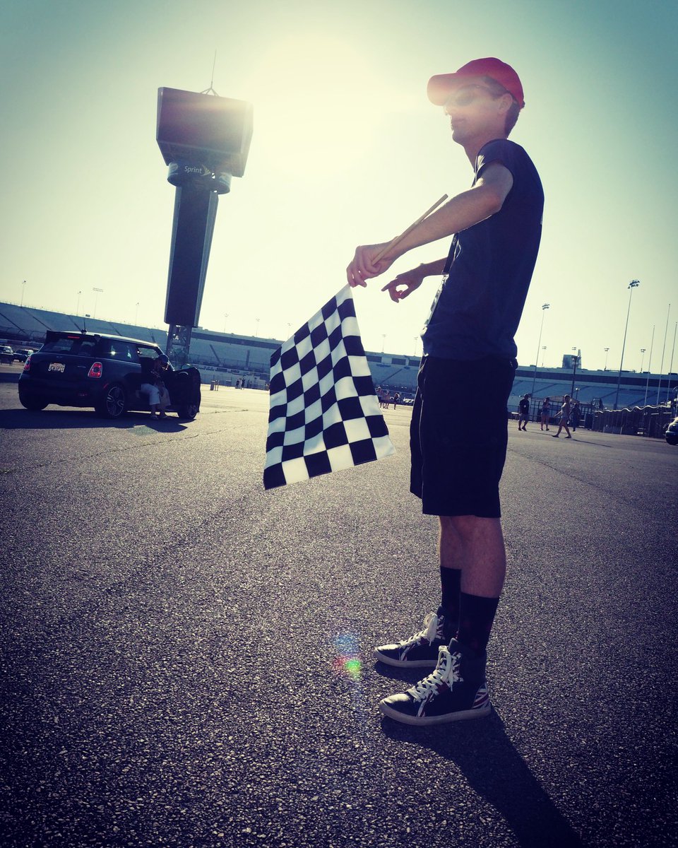 toddquinn's tweet image. Waving in the MINIs at Richmond International Raceway in VA for MINI Takes the State's 2016. #MTTS2016