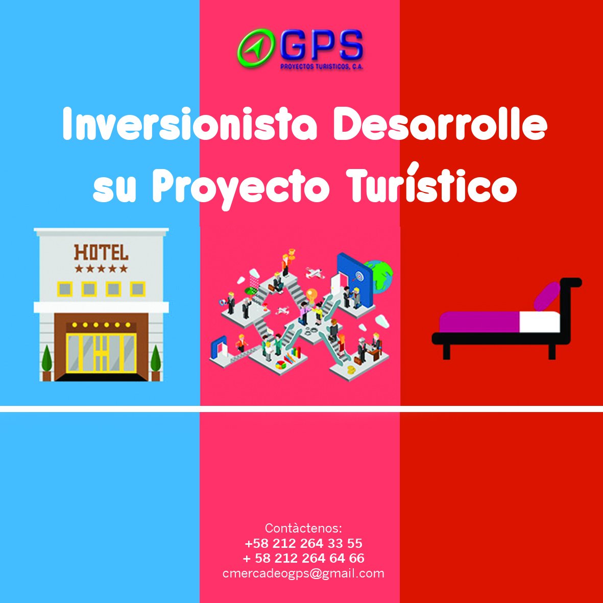 gpsproyecturis's tweet photo. Inversionista Desarrolle su Proyecto Turístico de:
 Alojamiento 
Transporte 
Parques Temáticos
Agencia de viajes https://t.co/uPeRRQ9dWz