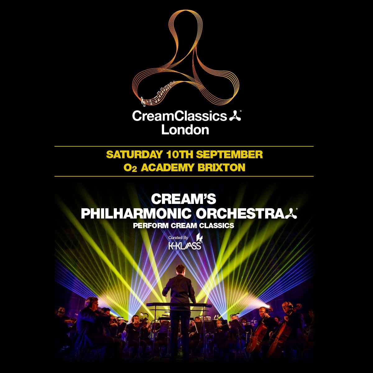 seetickets's tweet photo. .@CreamPresents' Philharmonic Orchestra perform #CreamClassics at @o2academybrix this Sept! https://t.co/M7RAKzVfDW https://t.co/w2lCocKF2P