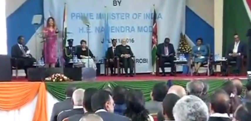 DynamiteNews_'s tweet photo. PM @narendramodi at the University of #Nairobi  #ModiInNairobi https://t.co/I7dtrQ8MSQ
