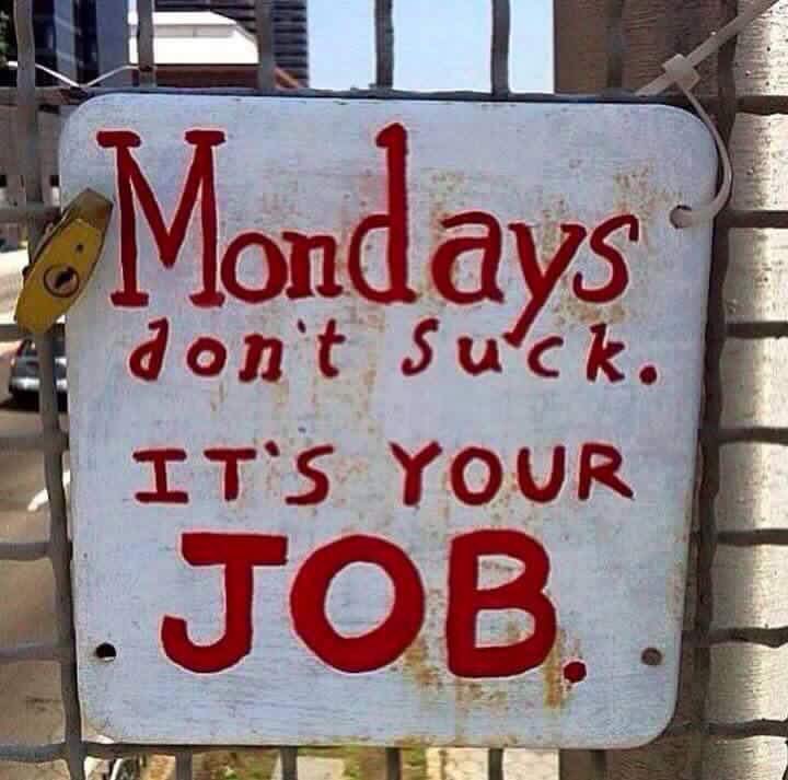 No thanks. I love Mondays ask me why??? #Valentus
