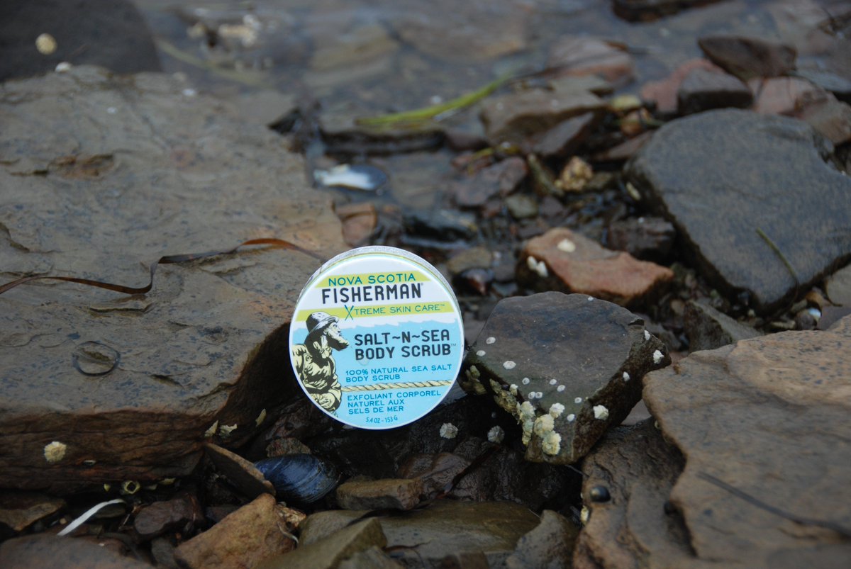NSFisherman's tweet photo. Start your week off with a full body exfoliation #naturalbodycare #atlanticseasalt #mondaymotivation https://t.co/s8zmf3kQs9