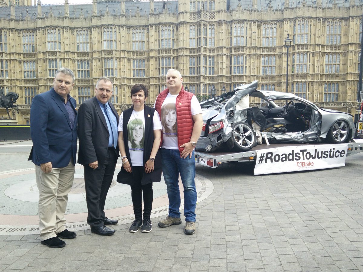 mark4ceredigion's tweet photo. Glad to show my support for @Brakecharity #RoadsToJustice campaign today with constituents Mr and Mrs Briddon. https://t.co/1v1lj9mZmY