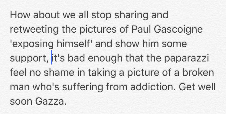 toffegirls's tweet photo. RT and show your support for Gazza Blues. @EvertonArentWe @ToffeesNews @ZCarsBlues @AllezAllezEFC @bluekippercom https://t.co/GK8ANscWht