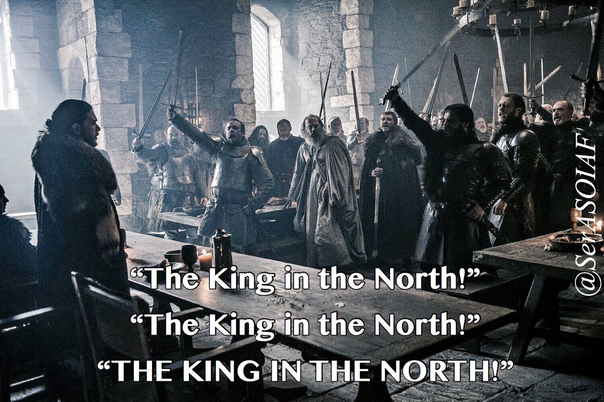 Jon is the only brother that remains to me. Should I die w/out issue, I want him to succeed me as King in the North.