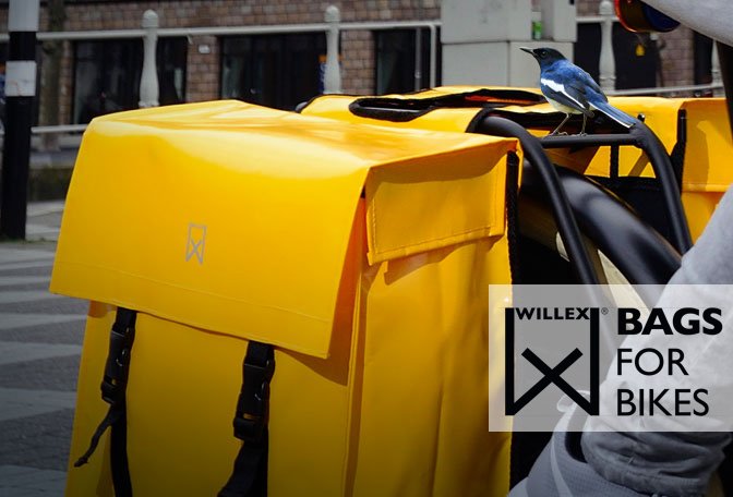 PointedNV's tweet photo. Wat een heerlijk #fietsweer was het dit #weekend! Willex wenst u een fijne #week! #fietstas https://t.co/QfETXj9fdK