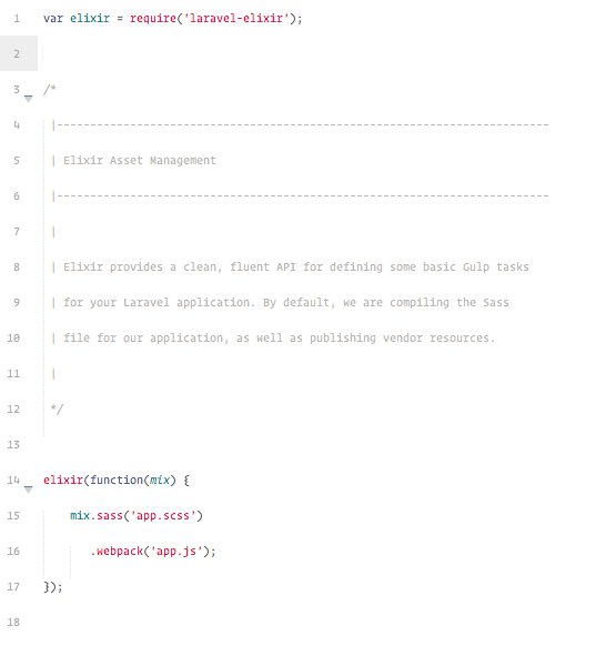 taylorotwell's tweet image. Laravel 5.3 using webpack out of the box. Couldn’t be easier.