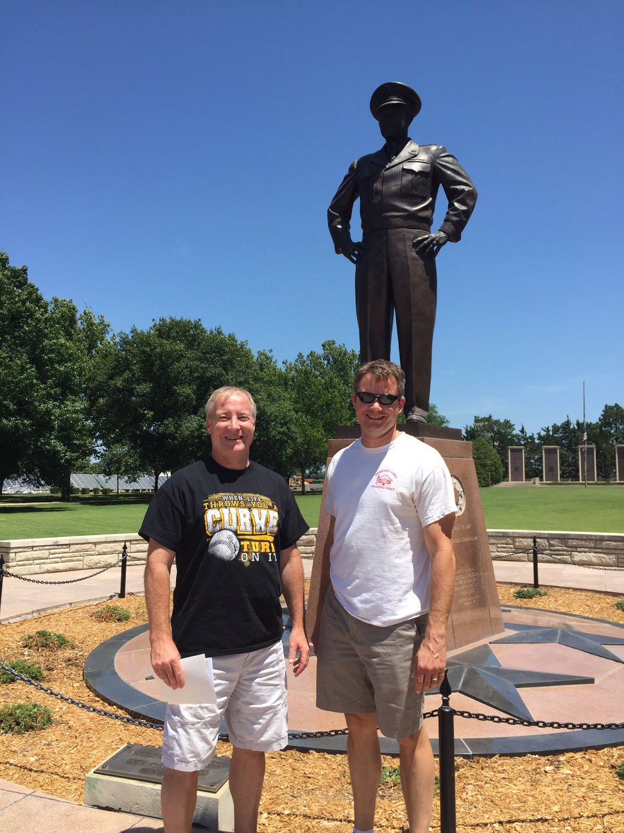 ABAInsSvcs's tweet photo. .@JohnWells_ &amp; @mikeread_abais enjoying their time at @IkeLibrary in Kansas. #Education #History https://t.co/T14RxCWOaA
