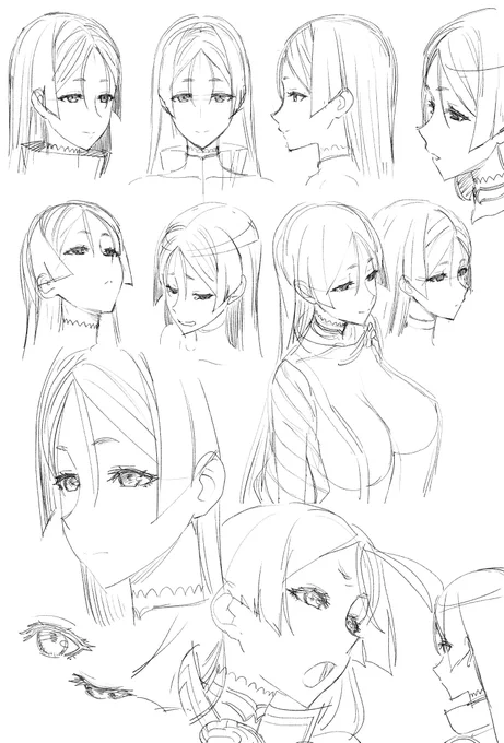 月の湯治を描くために練習した頼光さんです 
