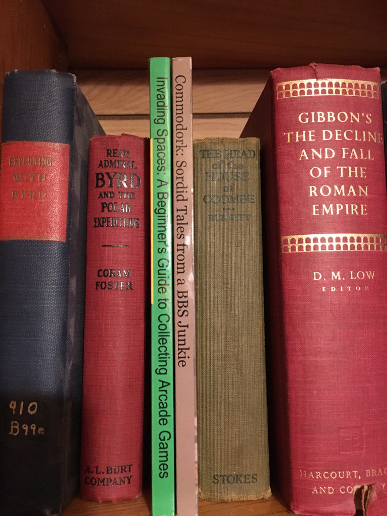 hillbillysuv's tweet photo. @EyewearMan @Commodork I'm putting these by my signed copies of Admiral Byrd's books. Can't wait to read them! https://t.co/cEcYjT2n5a