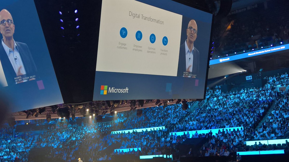 ODM_Computers's tweet image. #TransformacionDigital por @satyanadella en #WPC16 @Microsoft @MS_Empresas @MSFTnews @msPartner #MSFTCloud #MSFT