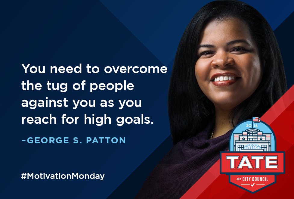 leatateredding's tweet photo. "You need to overcome the tug of people against you..." -George Patton

#MotivationMonday #StrongerTogetherRedding https://t.co/FTYBk2eyZB