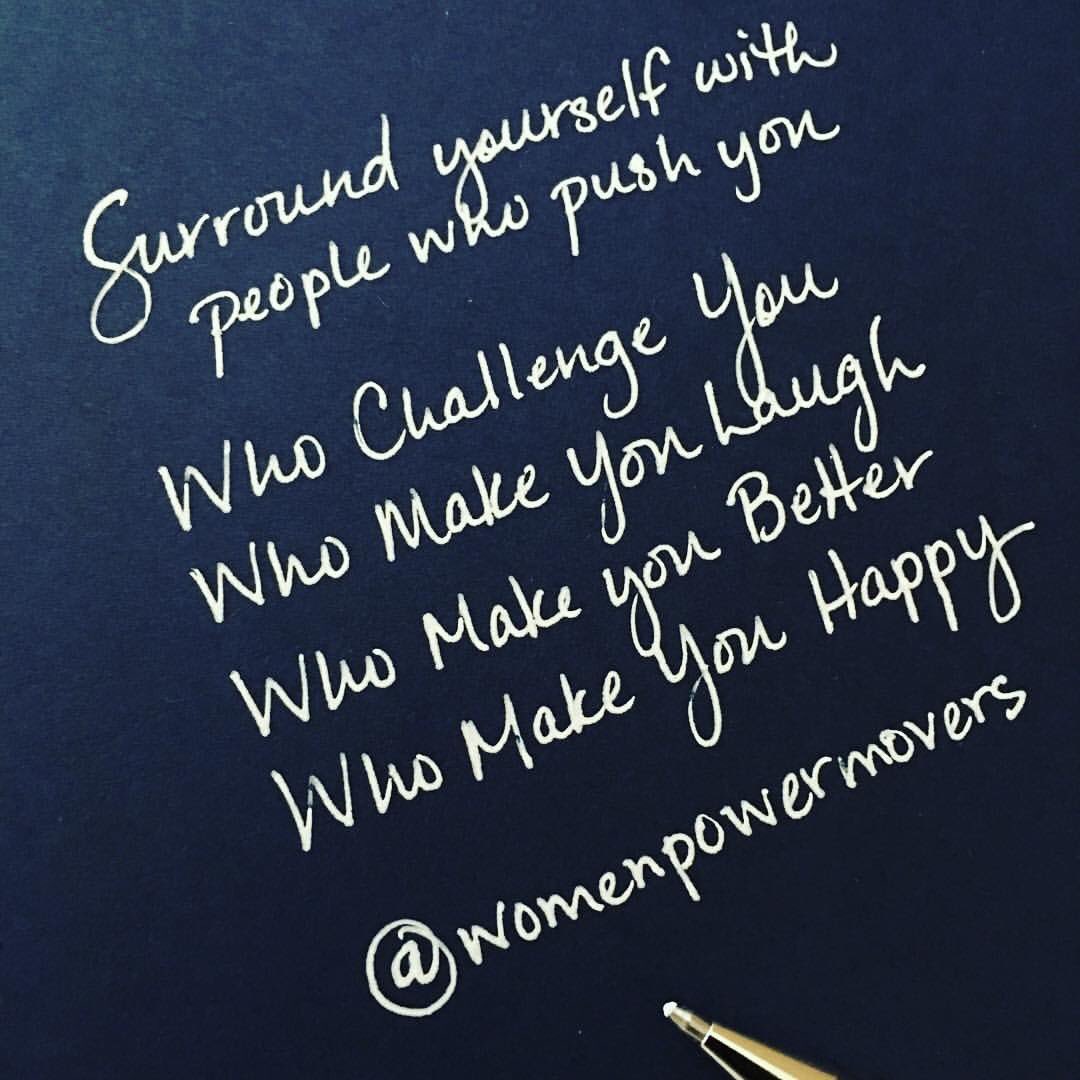 WmnPowerMovers's tweet photo. #MondayMotivation: Surround yourself w/ ppl that will empower & motivate you. Ppl that support you. #powermovers https://t.co/8C7UF1Rmn8