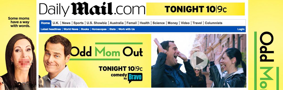 DailyMailMedia's tweet photo. We love us some @OddMomOutRW on a Monday :) #dailymailads https://t.co/Nvu5R8MkR3