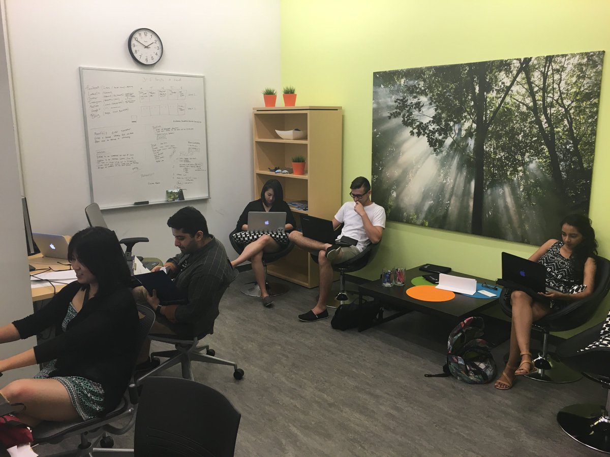 IcubeUTM's tweet photo. Our communications team working hard on great things! #teamicube https://t.co/qhKk8AbsXJ