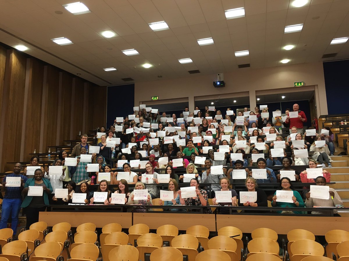 #hellomynameis from <a href="/UniNorthants/">UniofNorthampton</a> nursing students to <a href="/GrangerKate/">Kate Granger</a>