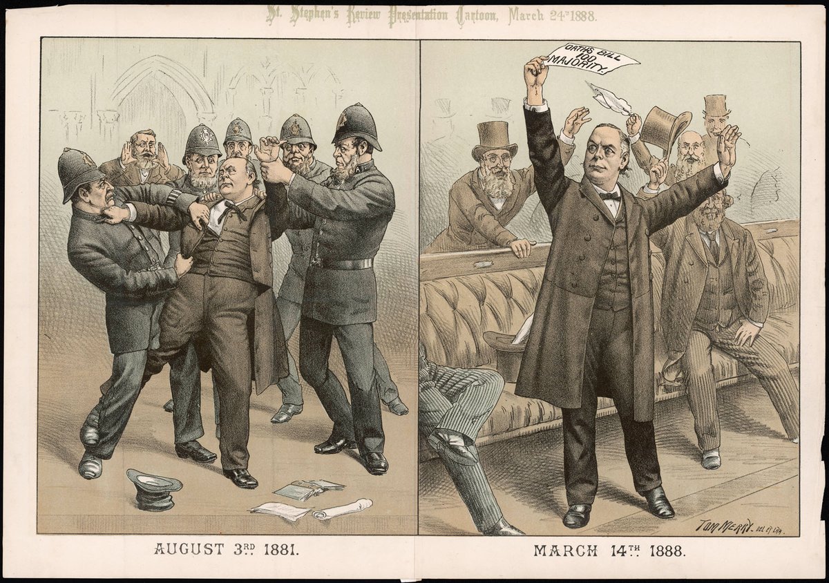 BradlaughNSS's tweet photo. After forming @NatSecSoc Bradlaugh fought for the right of atheists to become MPs. And won. 
#nss150 https://t.co/EQ4gdaxqLV