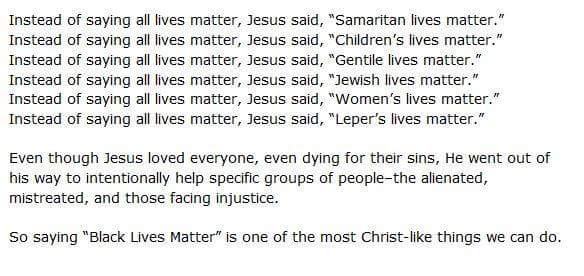 JC_Cali's tweet image. Jesus' life was all about #loveradically &amp;amp; fightin injustice.
#BlackLivesMatter cuz #AllLivesMatter.
Matthew 25:40 ❤
