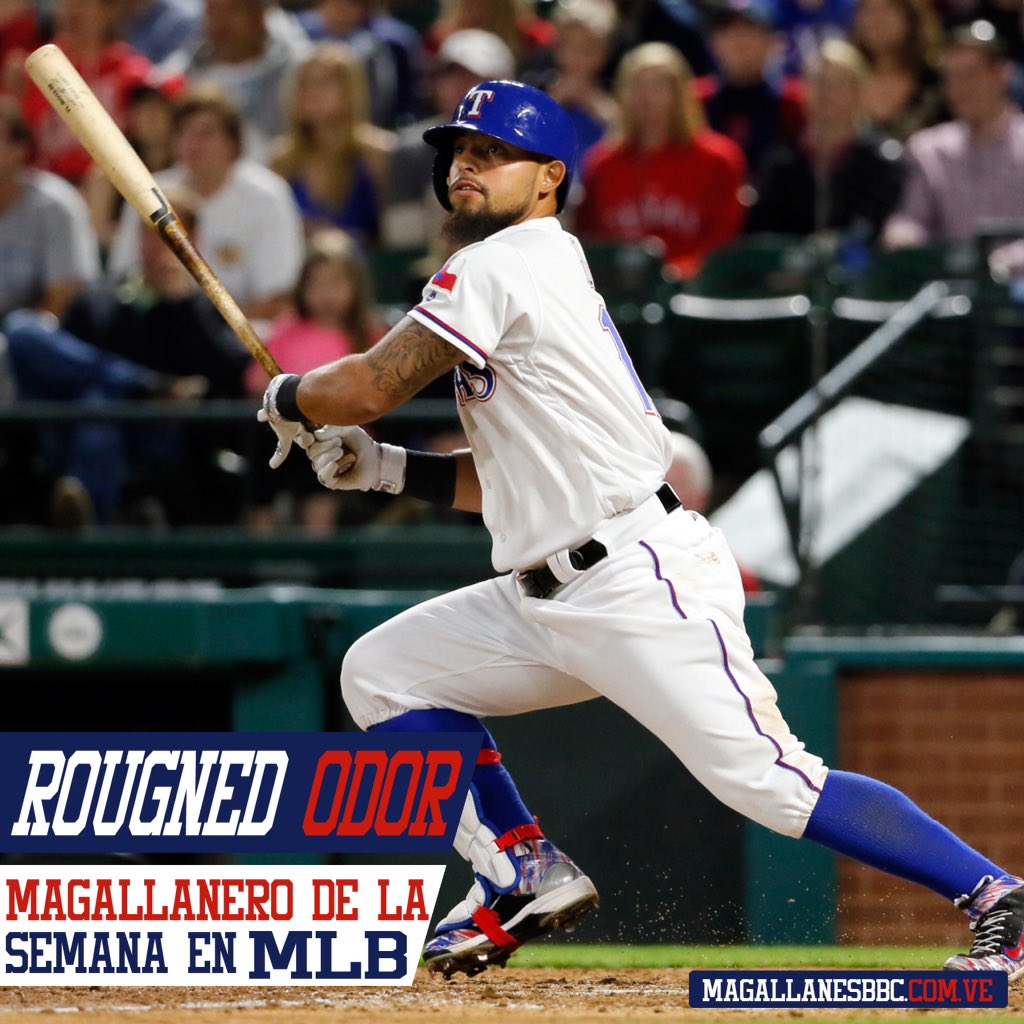 Magallanes_bbc's tweet photo. El OF Eduard Pinto y el 2B Rougned Odor fueron los Magallaneros de la Semana en @MiLB y @LasMayores respectivamente. https://t.co/sVkyBnFjY2