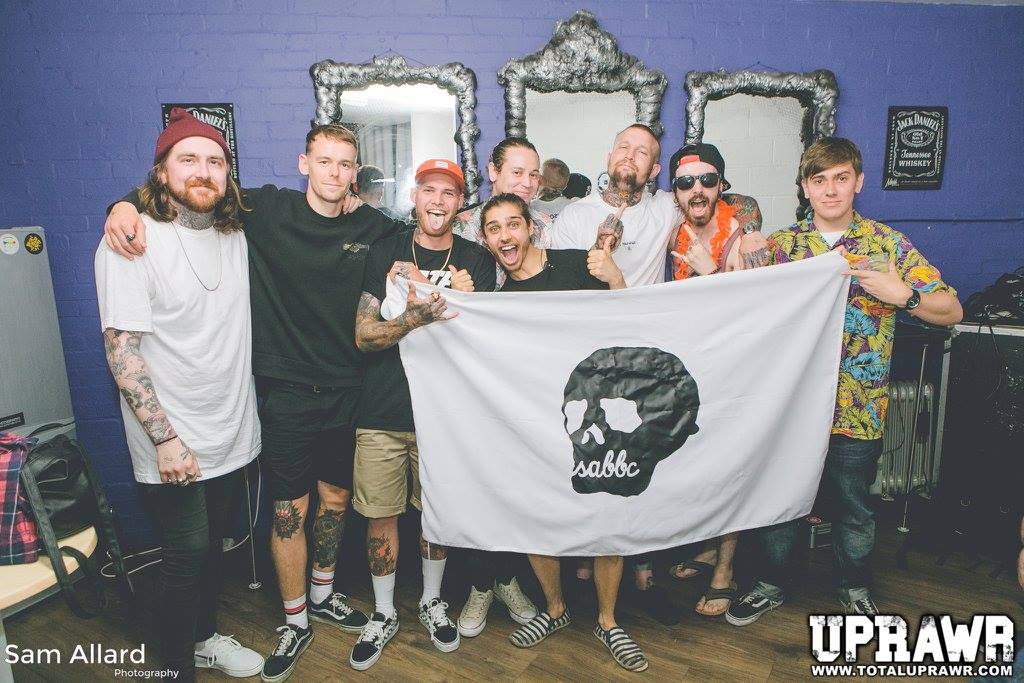 totaluprawr's tweet photo. The lads from @SABBC_CLOTHING party hard! Blessed to fly their flag with 'em down at #UPRAWR last Saturday! #sabbc https://t.co/jj78sgB9LB