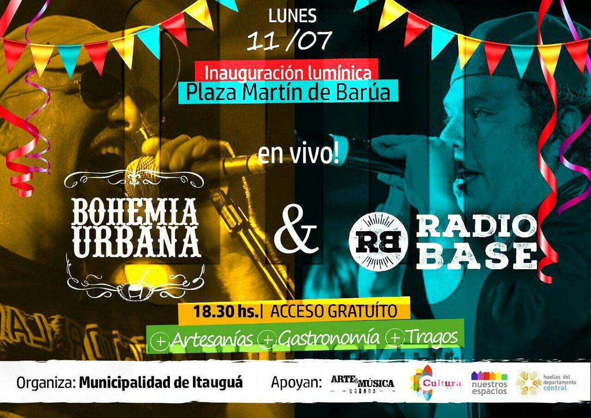LandLockedPy's tweet photo. FERIA! HOY NOS VEMOS EN ITAGUA, LA CIUDAD DEL ÑANDUTI!
😎 https://t.co/oqUTEp4LDC