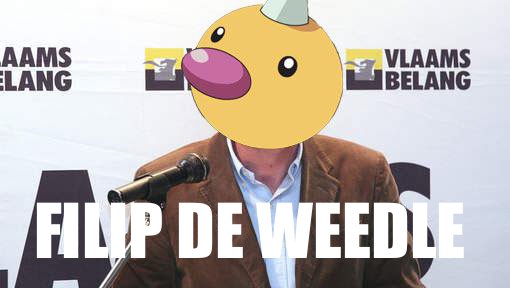 PokemonGoBELG's tweet photo. Filip De Weedle #PokemonBV #PokemonGO #Vlaamsefeestdag #11juli #Vlaamsegrond https://t.co/w3OOYSqF2f