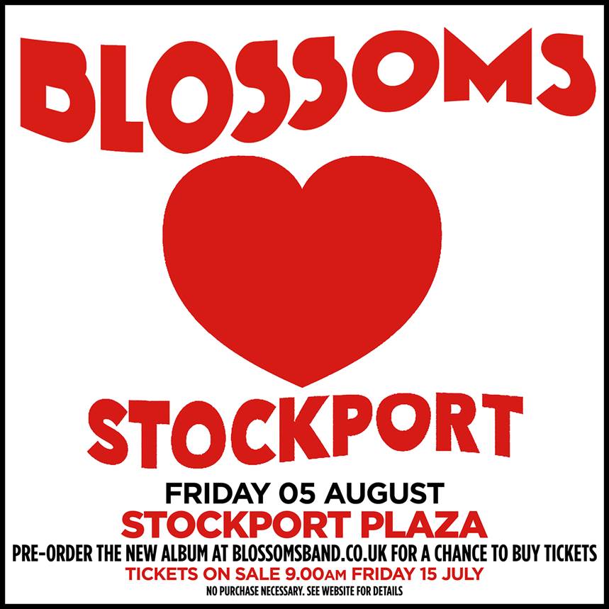 BlossomsBand's tweet photo. STOCKPORT PLAZA!❤️PRE-ORDER THE NEW ALBUM @ THE OFFICIAL STORE FOR A CHANCE TO BUY TICKETS👉 https://t.co/YlHfBty0dT https://t.co/KE0mr1IT4Q