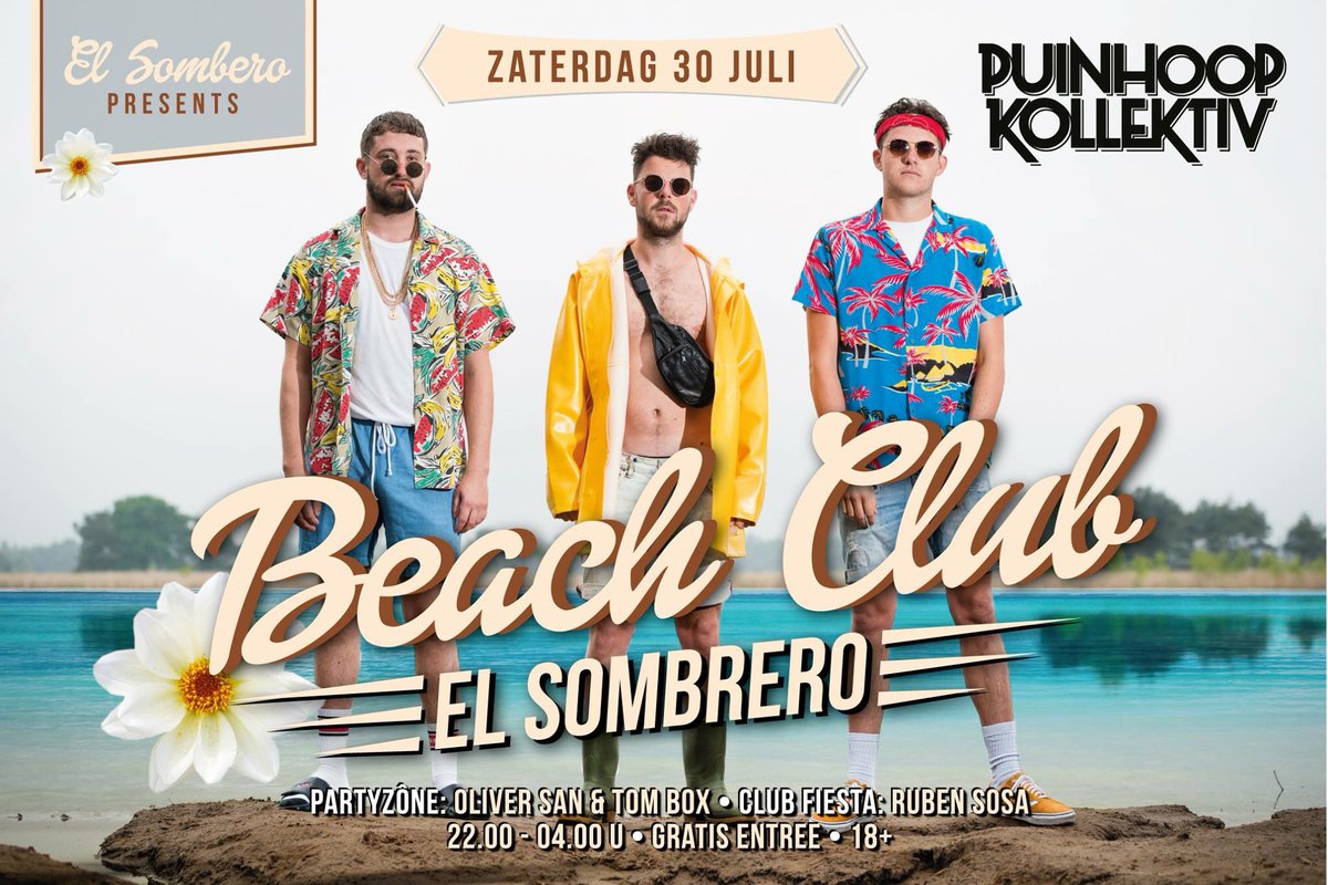 Ze zijn net gestart met hun zomertour, maar 30 juli komen ze de 'beachclub' helemaal verbouwen, <a href="/Puinhoopkollekt/">Puinhoop Kollektiv</a>🔥