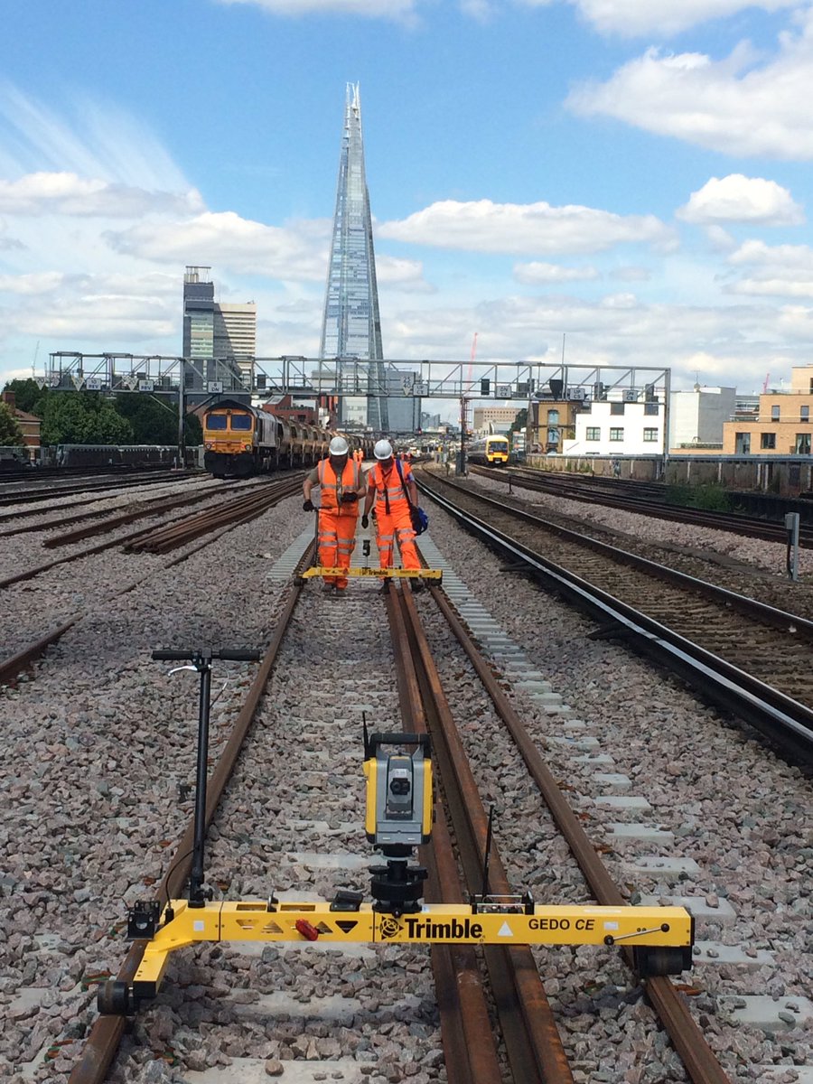 Pre-measuring Tamping run in London with GEDO Vorsys system #trimble #Railways #GEDO #Korec <a href="/KOREC_Rail/">KOREC Rail</a> <a href="/KORECGroup/">KOREC Group</a>