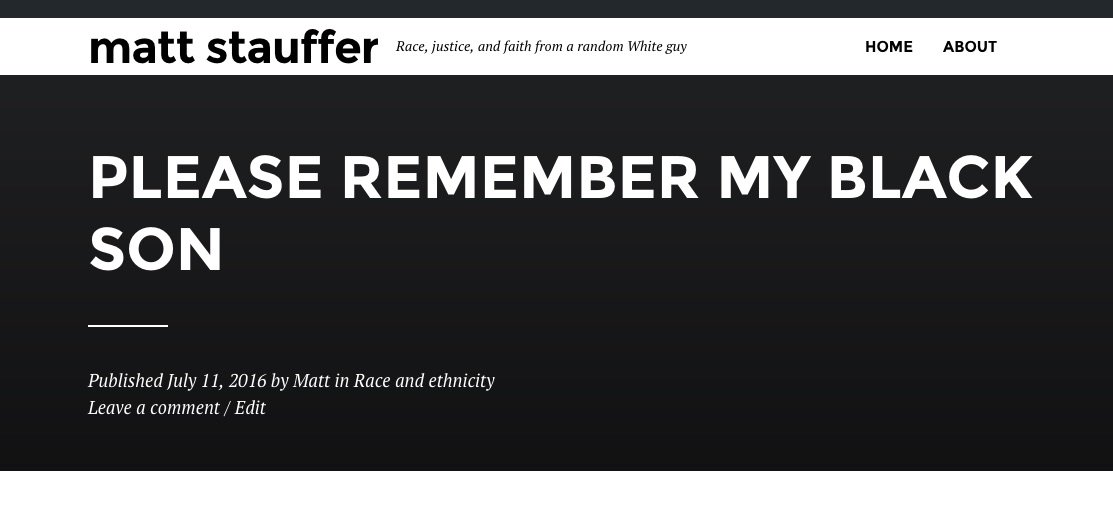 I think I figured out a big reason why so many White ppl don’t get the uproar RE: shootings

mattstauffer.org/257/please-rem…