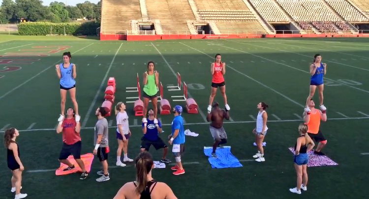 KGooodd's tweet image. #hellweekbegins #nsucheer ❤️
