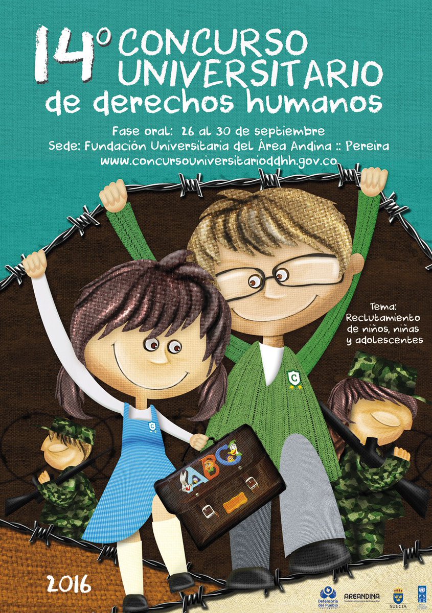 ConcursoU_DDHH's tweet image. ¡Nos vamos para el Eje Cafetero! #Pereira y @AreandinaPei nos recibirán en septiembre #CUDH