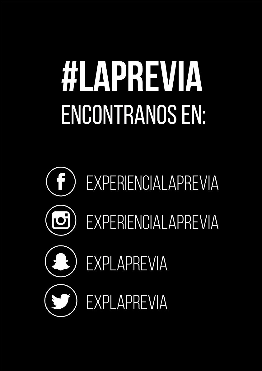 Se viene #LaPrevia Se viene una noche distinta... Preparate para festejar!