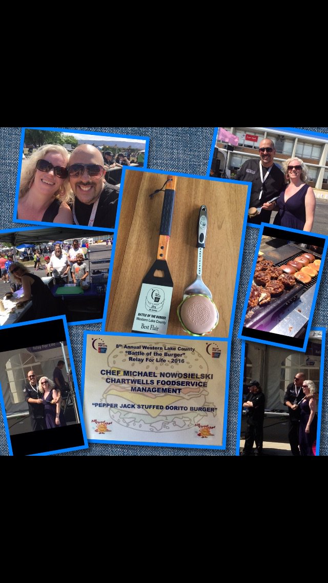ChefMikeSCS's tweet image. &quot;Best Flair&quot; 2016 Western Reserve Relay For Life Battle of the Burger!