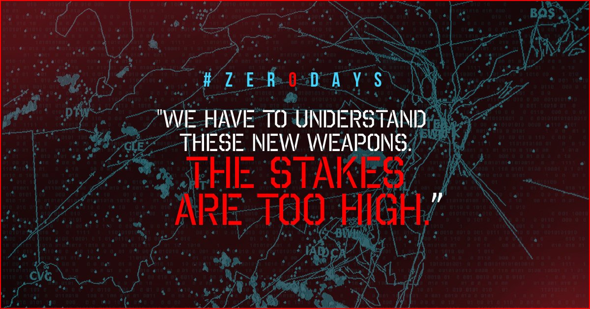Experience <a href="/alexgibneyfilm/">Alex Gibney</a>'s cyberwar doc thriller Zero Days. Available on iTunes now: bit.ly/ZeroDaysiTunes