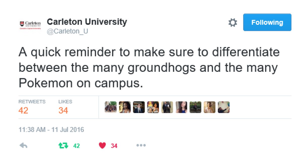 wow_zhao's tweet image. These are the kinds of shenanigans my school gets into during the summer #CUProblems #Carleton #PokemonGO