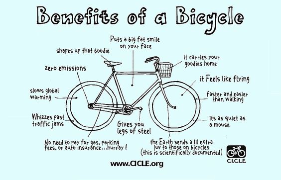 Zero emissions, legs of steel &amp; no need to pay for gas - just a few of the benefits of #Cycling