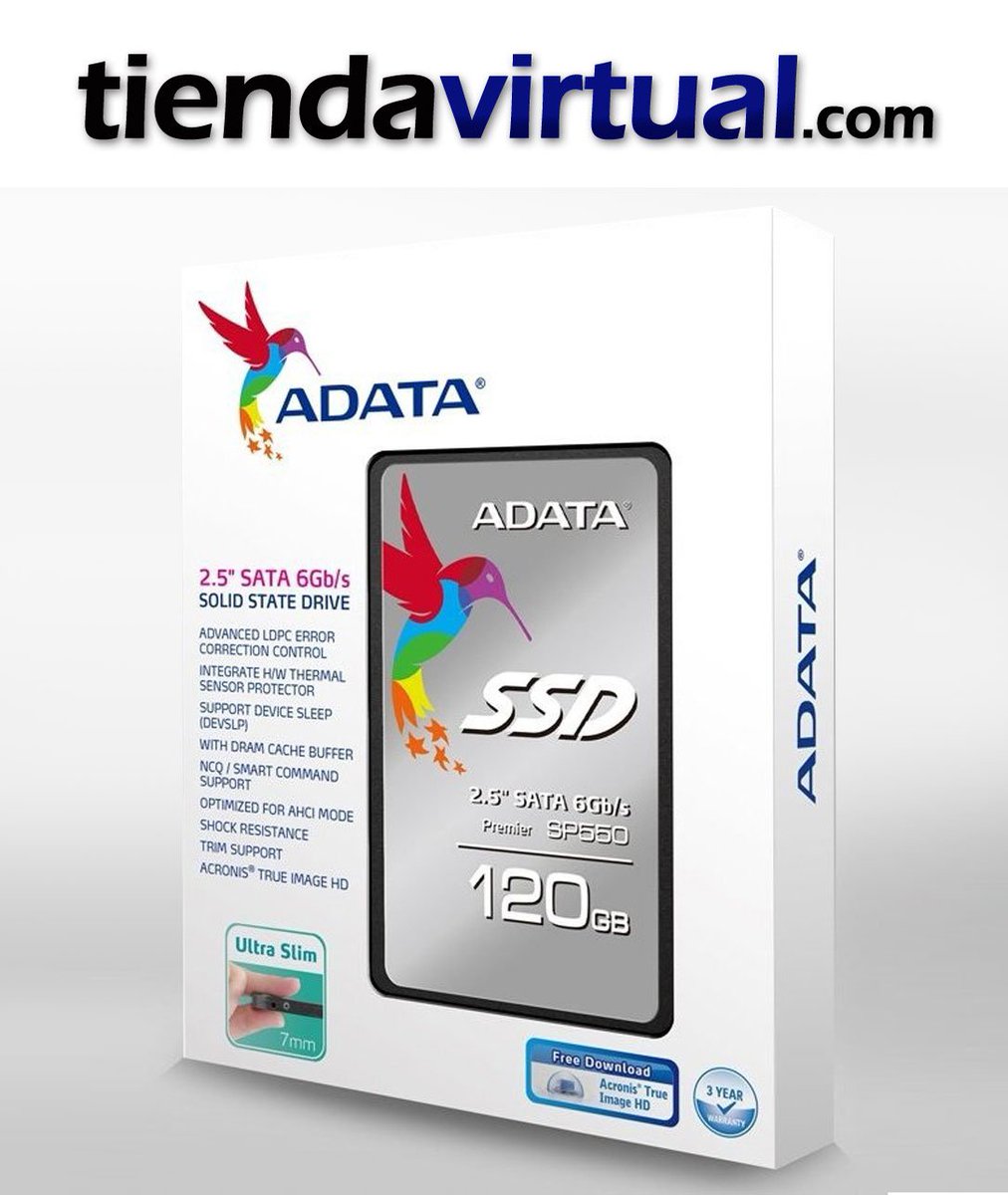 tiendavirtual12's tweet photo. Acelerá tu SO y aplicaciones con Disco SSD Estado Sólido Adata 120 GB. 12 cuotas de $117.  https://t.co/PRt9fDNlLg https://t.co/yoZpZQ4EqH