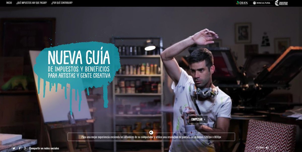 DACMI_Cultura's tweet photo. https://t.co/Mb35udIQnV  es el nuevo sitio interactivo que la Dian y el Ministerio de Cultura lanzan hoy. https://t.co/8mL58T0Dfq