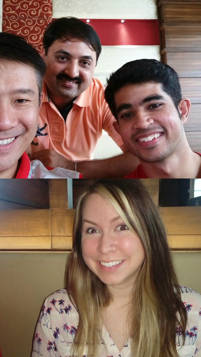 shahamit99's tweet photo. And the selfie master @pakshane experimenting dual capture. Coz YOLO! ๐ #selfiewithlaura @lamiki https://t.co/Tj7asPJFfg