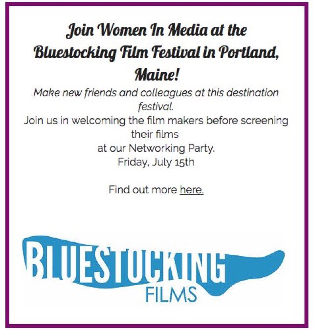 WomenNMedia's tweet photo. Can't wait to see @MariaGiese @Donahuefilm &amp; @YolondaRoss at @BluestckngFilm this week! https://t.co/VyzFJ0lKu5 https://t.co/4hEGfMdl19