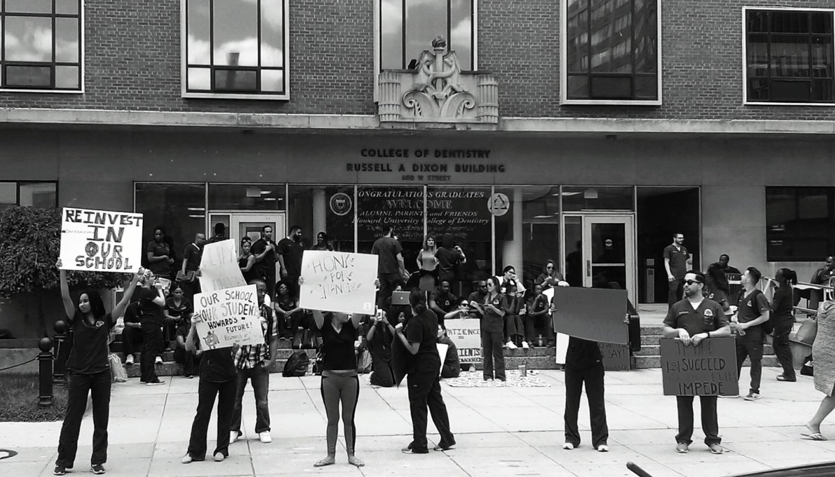 hucd_aapd's tweet photo. Our School, Your Students, Howard's Future! Reinvest in our school!!#TakeBackHUCD #TakeBackHUDental #AAPDForChange https://t.co/GBSwaLi4Lu